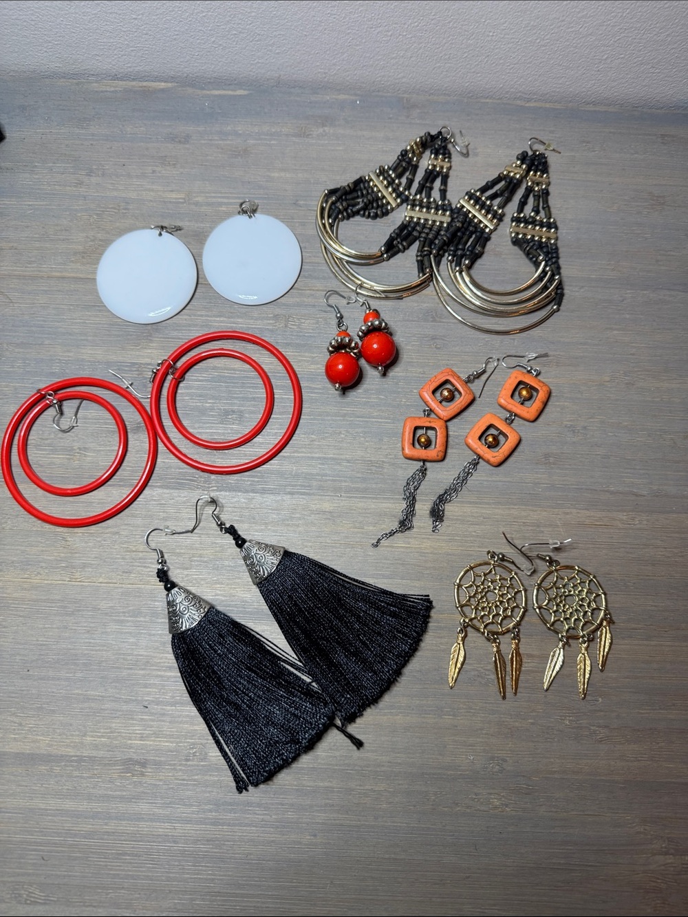 Boho earring lot
